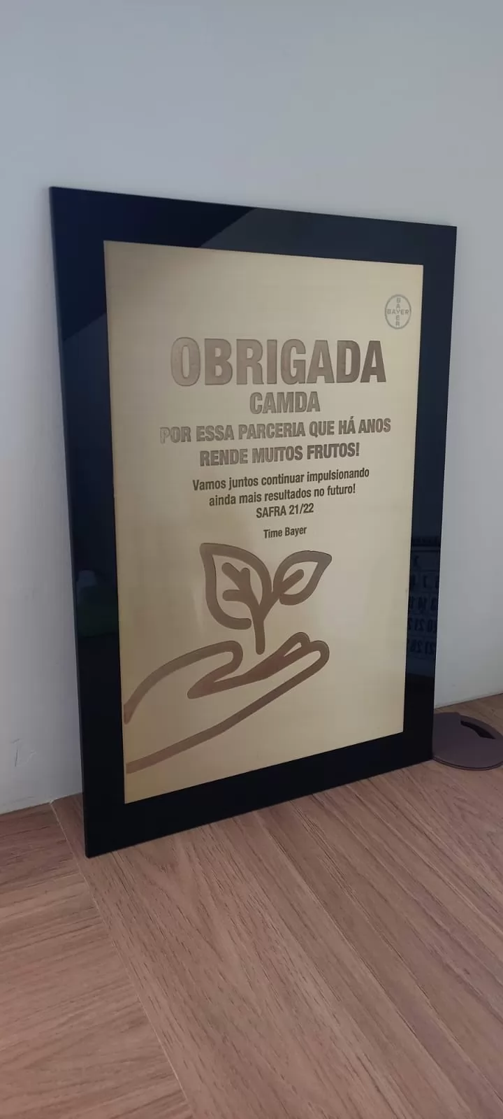 Placa de Homenagem